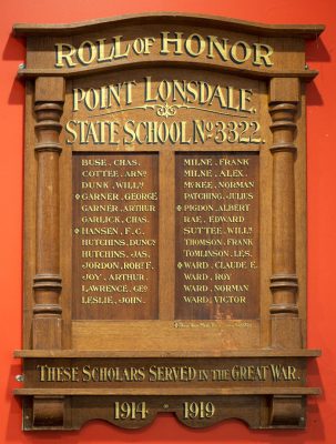 Point Lonsdale State School Roll of Honor