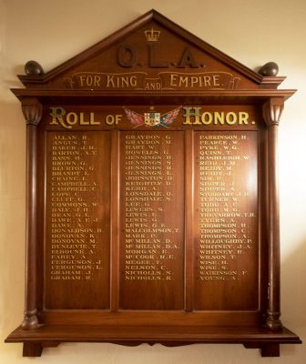 Old Lintonians Association Roll of Honor