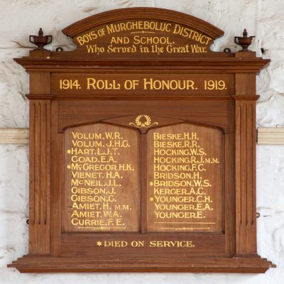 Murgheboluc District and School Roll of Honour