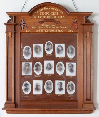 Independent Order of Rechabites Inverleigh Members Who Served